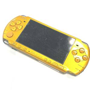 N396 ゲーム機 PSP プレイステーションポータブル SONY ソニー PSP3000 イエロー ジャンク品 中古 訳ありの画像10