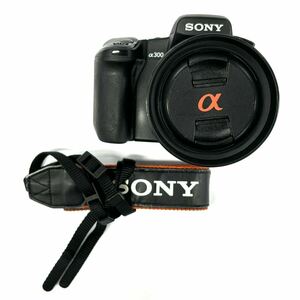 H2861 カメラ デジタルカメラ SONY ソニー a300 DSLR-A300 Li-ion 0.38m/1.3ft MACRO DT 3.5-5.6/18-70 ф55 ジャンク品 中古 訳あり