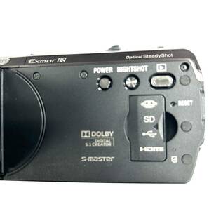 Y565 デジタルビデオカメラ SONY ソニー HANDYCAM ハンディカム HDR-CX560 10× Optical 1,8/3,8-38 ジャンク品 中古 訳ありの画像8