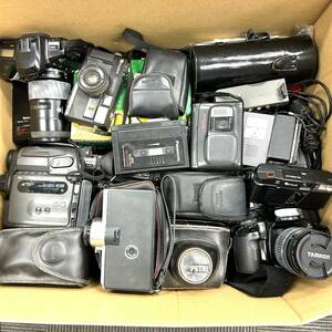 Y567 カメラ ビデオカメラ ラジオ 大量まとめ 詰め合わせ Canon MINOLTA ミノルタ ビクター National ナショナル ジャンク品 中古 訳あり