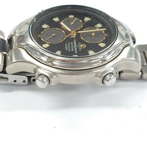 I948 腕時計 CITIZEN ATTESA CHRONOGRAPH W.R 10bar 0855-H03540 シチズン アテッサ 中古 ジャンク品 訳ありの画像5