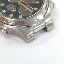 I948 腕時計 CITIZEN ATTESA CHRONOGRAPH W.R 10bar 0855-H03540 シチズン アテッサ 中古 ジャンク品 訳あり_画像9