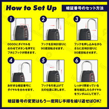キーボックス ダイヤル式 南京錠 4桁 暗証番号 防犯 グッズ 鍵 盗難防止 キーケース 玄関 セキュリティ 収納 ダイヤル ロック 強力 g177 3_画像6
