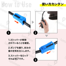 首 ネック ストレッチャー エアー 肩こり 首こり ストレッチ マッサージ 解消 伸ばす 器具 アイテム グッズ 矯正 ストレートネック g163a 2_画像6