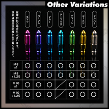 ブリーダー ボルト 64 チタン M8*1.25 2個 セット エア ブリード ブリーダー バルブ スクリュー ブレーキ 車 バイク グリーン g240b2 1_画像5