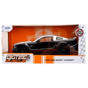 JADATOYS 1:24 BTM 2008 Ford Shelby GT-500KR ミニカー