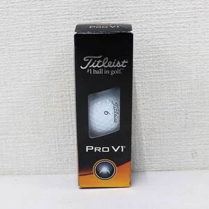 未使用 箱潰れ ゴルフ 用具 ボール 新品 1スリーブ PRO V1 タイトリスト Titleist ゴルフボール ホワイト 