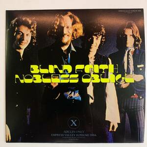 BLIND FAITH / NOBLESS OBLIGE (CD) 暴動寸前の緊迫した模様を伝えるステージアナウンスメントから収録された定番アイテム。