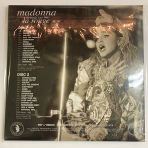 MADONNA / la rouge the virgin tour 1985「美しきヴェロニカ」2CD 7インチサイズのラージジャケット！限定特価！最高のライヴアルバム！の画像2