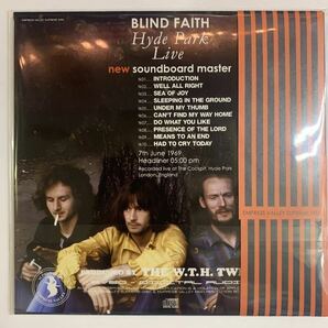 BLIND FAITH / HYDE PARK LIVE CD MVR ニューミックスサウンドボード！の画像2