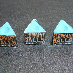 Elephant Balls エレファントボールズ 珍しい三角のチョーク 3個セットです！。ヴィンテージ初期型 持っていくだけで話題になりそう！の画像1