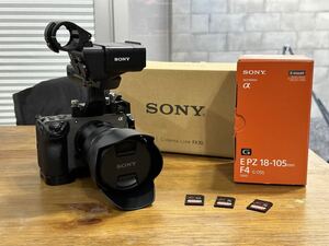 Sony ソニー FX30 / XLR-H1 / E PZ 18-105mm F4 G OSS / Smallrig / SDカード