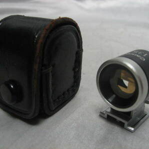 キヤノン CANON 135mm VIEW FINDER ビューファインダー 革ケース付き 美品の画像1
