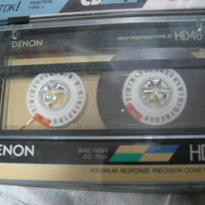 ハイポジ カセットテープ DENON SONY TDK AXIA maxell HIGH POSITION TYPEII など 録音済み 新品1本含む まとめ売り 124本 現状品の画像3