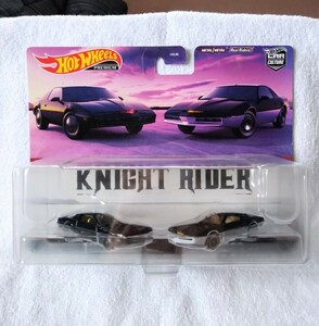 【未使用・未開封】Hot Wheels Premium Knight Rider K.I.T.T & K.A.R.R 2 car set HW ホットウィール ナイト ライダー カール セット