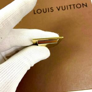 1円 ☆希少☆LOUIS VUITTON ルイヴィトン マネークリップ パンス ア ビエポルト アドレス M64690 金 ゴールド 札入れ メンズ 財布の画像6