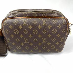 1円【良品】ルイヴィトン LOUIS VUITTON リポーターPM モノグラム ショルダーバッグ ロゴ 斜め掛け PVC レザー メンズ レディース M45254の画像3