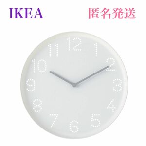 【新品】 IKEA イケア TROMMA トロマ ウォールクロック ホワイト 壁掛け時計 掛け時計 掛時計
