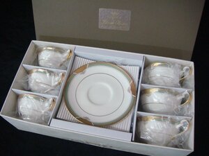 GT/D02N-DA2 未使用品 NARUMI ナルミ Bone China エグゼクティブコレクション 茶器セット カップ&ソーサー 碗皿 5客揃