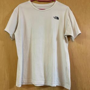 ●THE NORTH FACE ・ザノースフェイス ・半袖 ・Tシャツ ・ロゴ ・白・BOX紺・Mサイズの画像3