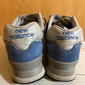 ●new balance・ニューバランス ・574・クラッシック・ブルー・青・ML574ERB・23.5cmの画像5