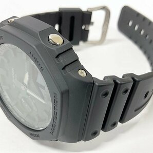 【送料無料】 美品 CASIO G-SHOCK GA-2100 オクタゴン カーボンコアガード クオーツ 耐衝撃構造 無機ガラス ブラック GA-2100-1A1JF 動作OKの画像7