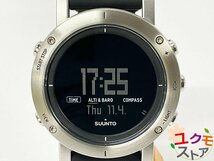 SUUNTO CORE スント コア BRUSHED STEEL アウトドアウォッチ SS020339000 SS ブラッシュド スチール ブラック 電池交換済み 動作OK!_画像1