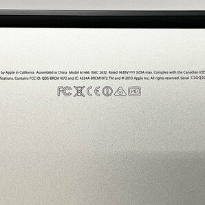 【開始価格1円】MacBook Air (13インチ, 2013) 1.7GHz Intel Core i7（最大3.3GHz） 8GB 256GB A1466 マックブックエアー 動作確認済の画像6