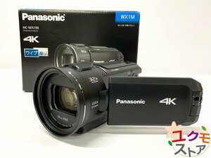 【開始価格1円】 Panaosonic パナソニック HC-WX1M ムービー デジタル4K ビデオカメラ ワイプ撮り 64GB内蔵 ライカディコマーレンズ 動作OK