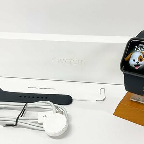 【開始価格1円】 Apple Watch シリーズ6 44mm MG2E3J/A A2376 スペースグレイ アルミニウム ブラック アップルウォッチ 6 ロックオフの画像8