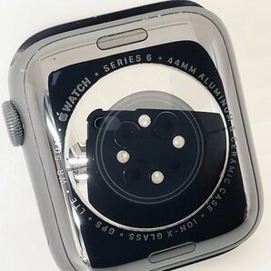 【開始価格1円】 Apple Watch シリーズ6 44mm MG2E3J/A A2376 スペースグレイ アルミニウム ブラック アップルウォッチ 6 ロックオフの画像6