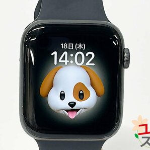 【開始価格1円】 Apple Watch シリーズ6 44mm MG2E3J/A A2376 スペースグレイ アルミニウム ブラック アップルウォッチ 6 ロックオフの画像1