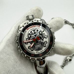 【究極の逸品】BOMBERG ボンバーグ ボルト68バダス 2way仕様 ポケットウォッチ スカル ドクロ BS45ASS LIMITED EDITION 世界500本限定 の画像7