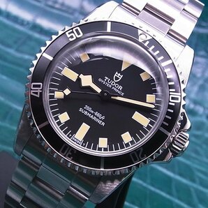 TUDOR ヴィンテージカスタム Ref.9401/0 スノーフレーク / イカサブベース OH済 サブ専用ブレス+ 5連ジュビリーブレス付 精度良好！の画像1