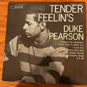 Tender Feelin's Duke Pearson（Blue Note日本盤 東芝）　LNJ-80126 BLUE NOTE