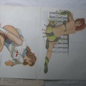 1951年 Esquire ピンナップガール 12点 エスクァイア・ガール Al Moore/Martin Burniston 紳士 メンズ ファッションイラストの画像2