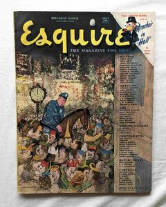1948年 Esquire ヘンリイ・ケイン 地獄の安楽椅子/ロレッタ・ヤング/Fritz Willis ピンナップガール/Mal Murley 紳士ファッションイラスト