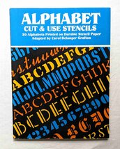 アルファベット デザイン 洋書 Alphabet Cut & Use Stencils装飾文字 タイポグラフィ/書体デザイン/レタリング/Roman Stencil/Futura Black_画像1