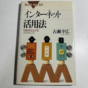 【中古】インターネット活用法　可能性を広げるコツとヒント （ブルーバックス　Ｂ－１１３１） 古瀬幸広／著