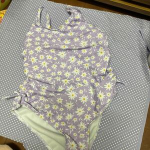 女児ワンピース水着14歳用150-160くらい花