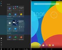 デュアルOS Win10 & Android4.4 タブレット
