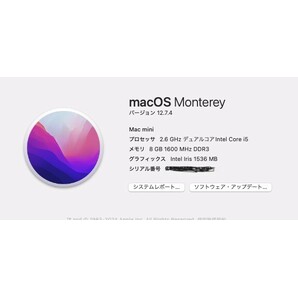 ★☆Mac mini 2.6GHz Dual Core i5 8GBメモリ 1TB Late2014 MGEN2J/A ジャンク☆★の画像5