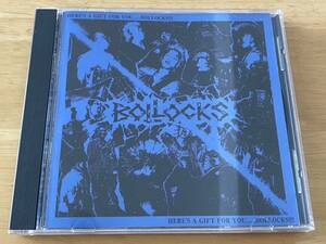 BOLLOCKS HERE'S A GIFT FOR YOU CD 検:ボロックス 2nd Punk Hardcore ハードコア 札幌 DINGO SLANG CRUDE ORDER Knuckle Head Straight Up