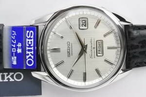 魅力詰まった逸品☆1965年製SEIKO セイコーマチック ウィークデータ 35石 6218-8971 王冠イルカ 自動巻紳士腕時計 SEIKOベルト 国産名機