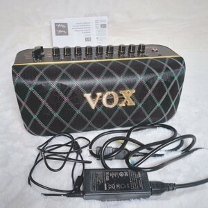 超美品傷無し！　VOX ギターアンプ ADIO-AIR-GT　ACアダプター　取説付き　Bluetooth対応　ステレオスピーカー25Wx2　単3電池8本でも駆動