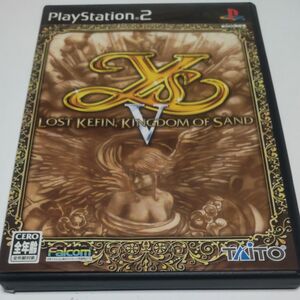 PS2ソフト イースV ロスト ケフィン キングダム オブ サンド