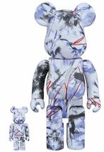 新品未開封 FUTURA BE@RBRICK 100％ & 400％ベアブリック MEDICOM TOY メディコムトイ フューチュラ kaws _画像1