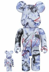 新品未開封 FUTURA BE@RBRICK 100％ & 400％ベアブリック MEDICOM TOY メディコムトイ フューチュラ kaws 