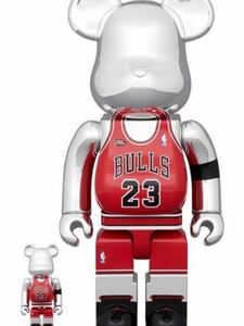 新品未開封 BE@RBRICK MICHAEL JORDAN 1998 LAST SHOT NBA 100% 400% MEDICOMTOY ベアブリック マイケル ジョーダン ラスト ショット