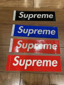 新品保存 Supreme Sticker Set シュプリーム ステッカー セット シール ポスター box logo ボックスロゴ 4枚セット